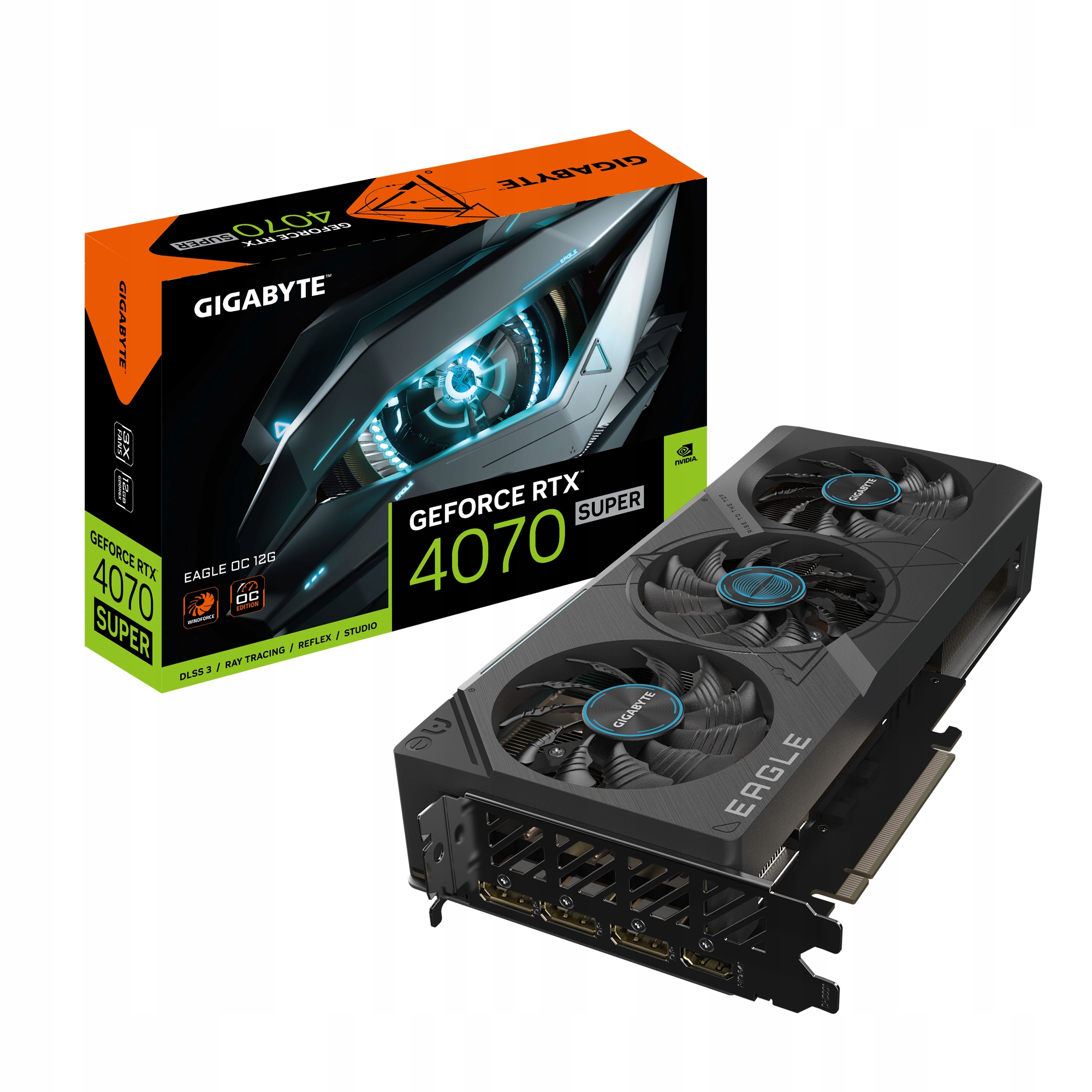Grafická karta Gigabyte 4070 SUPER OC 12 GB